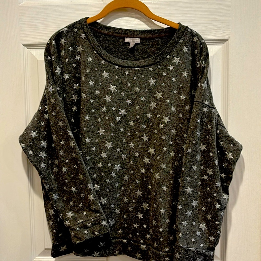 T for Talbots dressy fleece knit top 2x petite